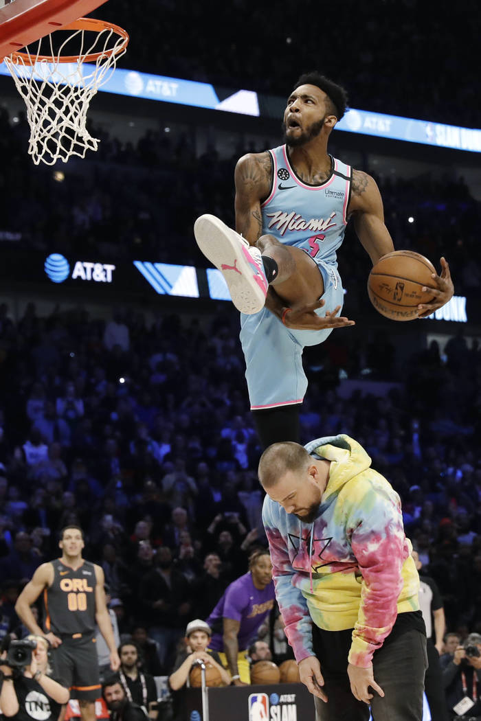 Ex UNLV standout Derrick Jones Jr wins NBA slam  dunk  