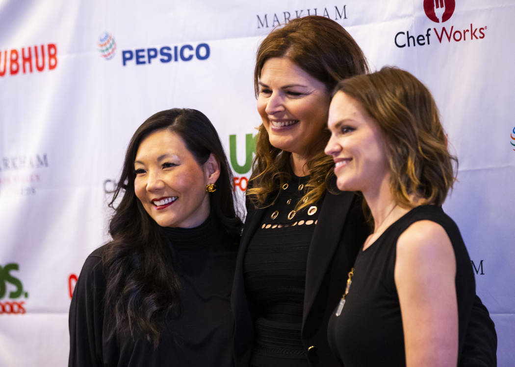 Mary Choi Kelly, left, of MCK Leadership Talent Group and co-founder of Women's Hospitality Ini ...