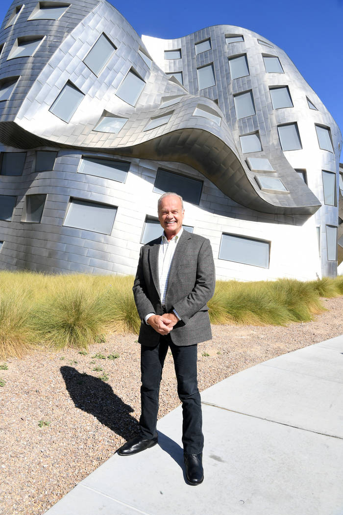 Actor Kelsey Grammer poses for a photo during a tour of the Keep Memory Alive Event Center And ...