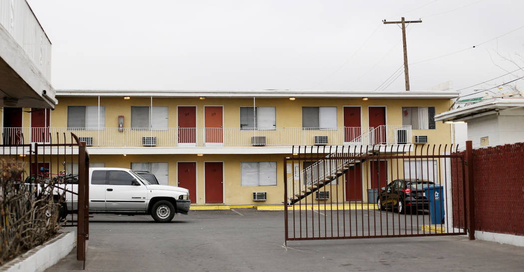 The Starlite Motel at 1873 N. Las Vegas Blvd. in North Las Vegas is pictured on Monday, Dec. 23 ...