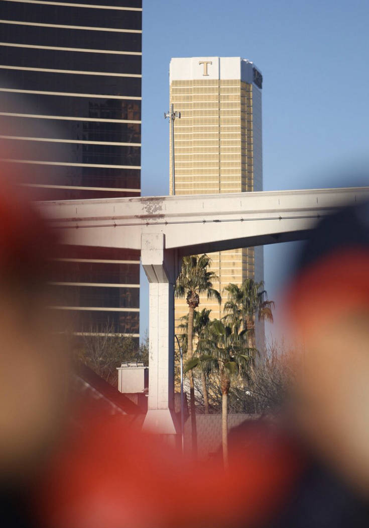 Trump Tower pictured on Friday, Feb. 21, 2020, in Las Vegas. (Ellen Schmidt/Las Vegas Review-Jo ...