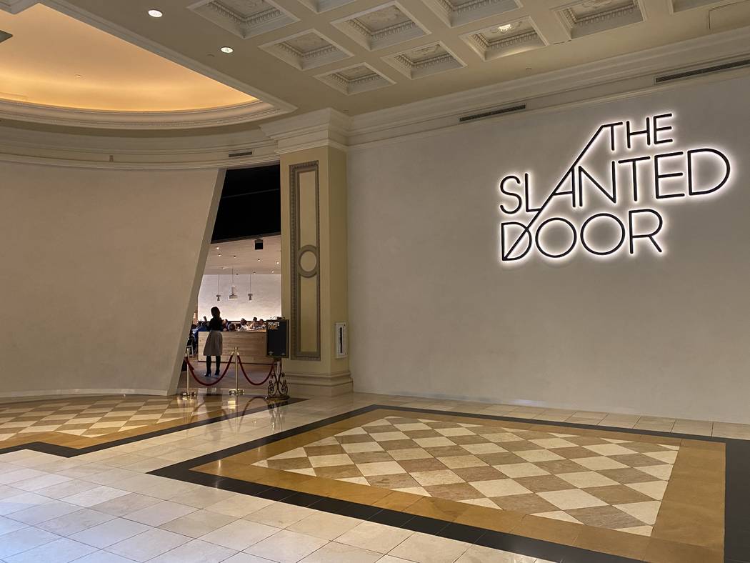 The Slanted Door will open on March 2 in Las Vegas. (Al Mancini/Las Vegas Review-Journal)