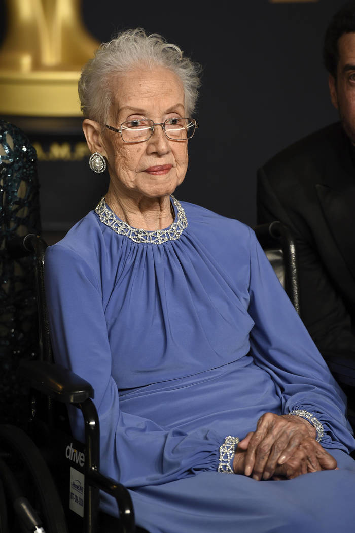 FILE - In this Feb. 26, 2017, file photo, Katherine Johnson, the inspiration for the film, &quo ...