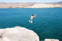 Waves up to 3 feet are forecast for parts of the Lake Mead National Recreation Area on Tuesday, ...
