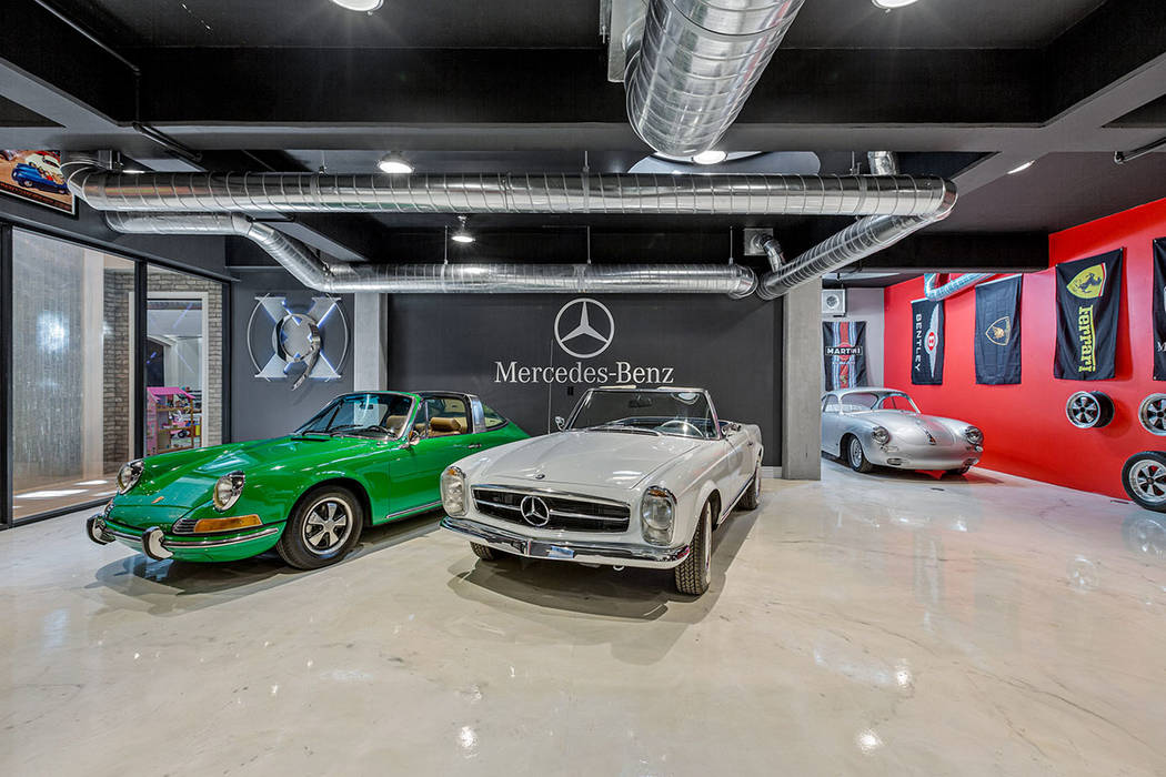 The 3,000-square-foot underground garage can house 10 cars. (Ivan Sher Group)