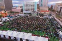 The Downtown Las Vegas Events Center's 2020 Vegas Draft Party will feature stadium-style seatin ...