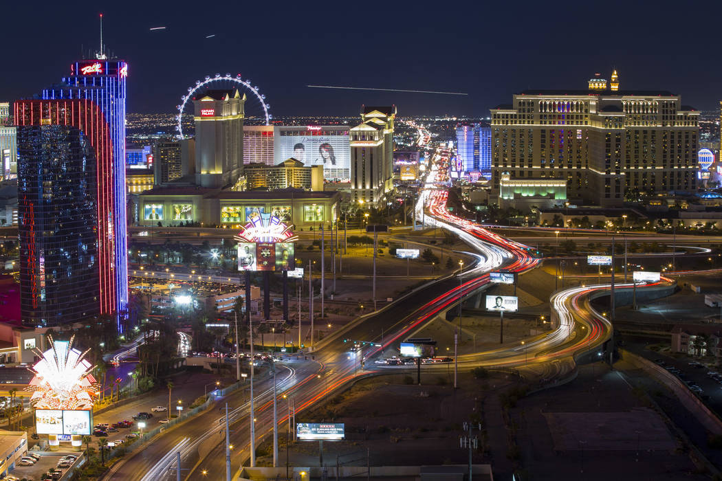 Hotels on The Strip in Las Vegas on Saturday, June 30, 2018. Richard Brian Las Vegas Review-Jou ...