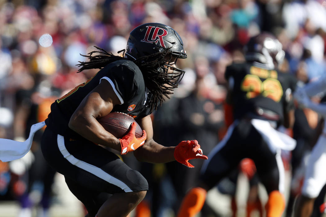 South safety Kyle Dugger of Lenoir Rhyne (23) during the first half of the Senior Bowl college ...