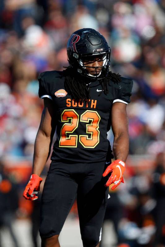 South safety Kyle Dugger of Lenoir Rhyne (23) during the first half of the Senior Bowl college ...