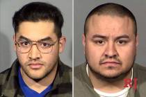 Nicolas Diaz, left, and Eduardo Bueno, Clark County Detention Center correc ...