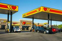 The Love's Travel Stop along Interstate 15 and U.S. Highway 93. (L.E. Baskow/Las Vegas Review-J ...