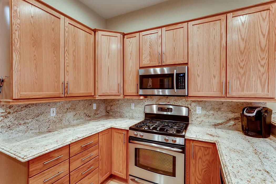 The guesthouse has a full kitchen. (Berkshire Hathaway HomeServices)