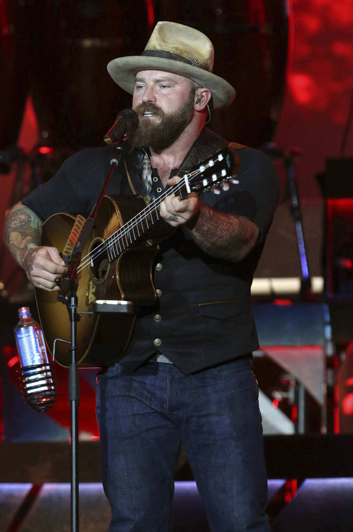 Zac Brown with the Zac Brown Band performs during the Down The Rabbit Hole Tour at SunTrust Par ...