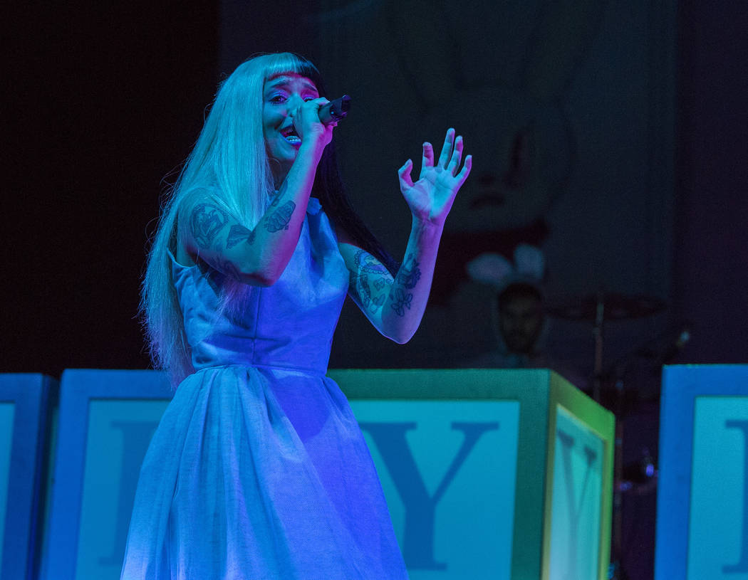 Melanie Martinez performs at the Voodoo Music Experience on Saturday, Oct. 29, 2016, in New Orl ...