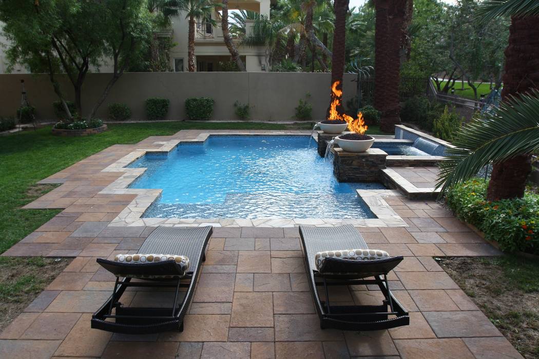 Paragon Pools This pool renovation by Paragon Pools consisted of replacing existing deck with p ...