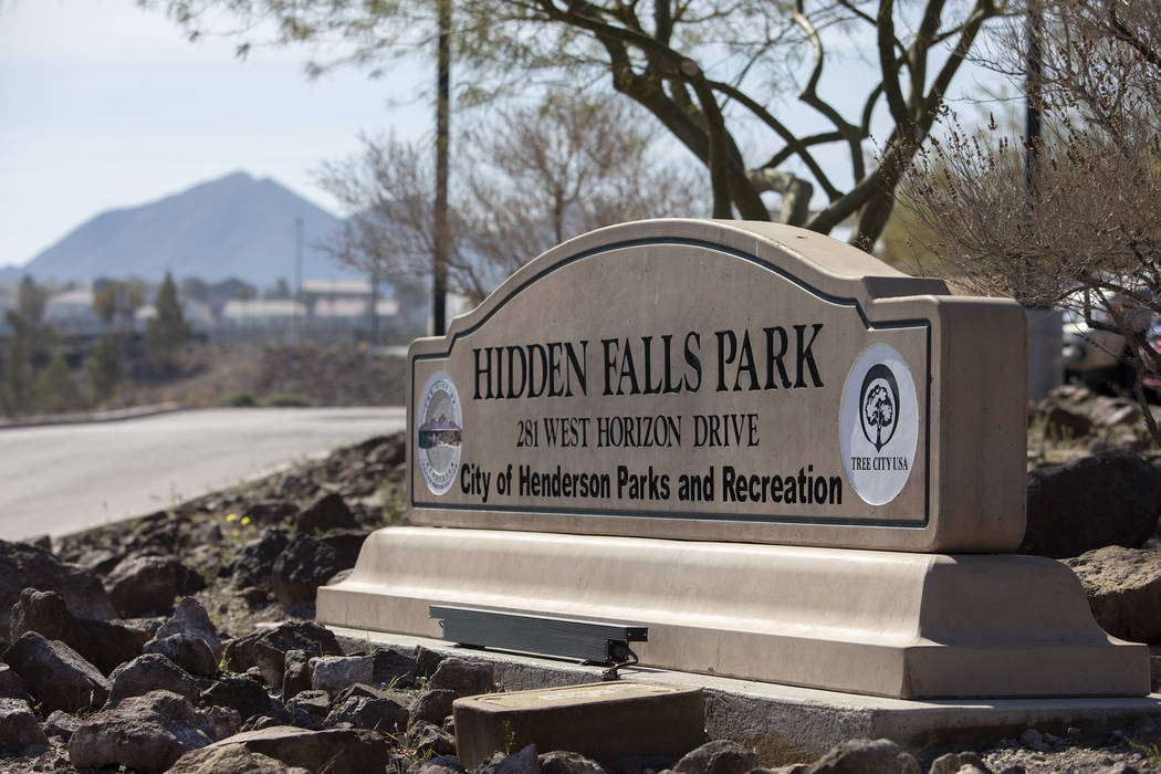 Construction for a new fire station and dog park takes place at Hidden Hills Park on Thursday, ...