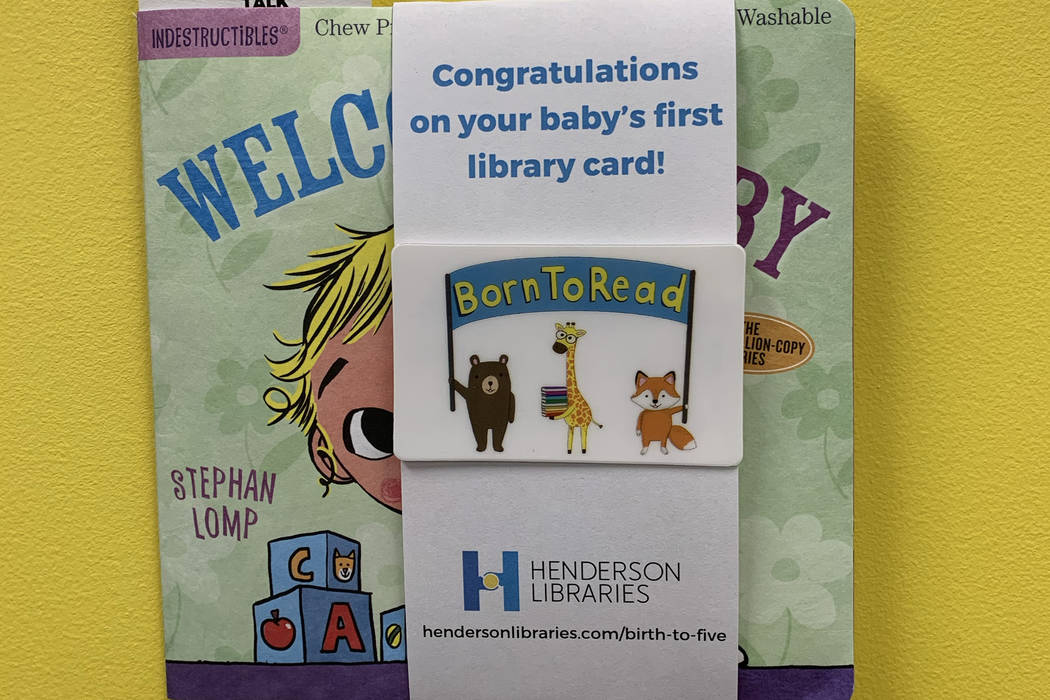 Henderson Libraries will give a children's book and library card to each baby born at Henderson ...
