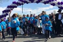 Walk4Friendship begins with a ribbon cutting at Bet Yossef Community Center in Las Vegas on Sun ...
