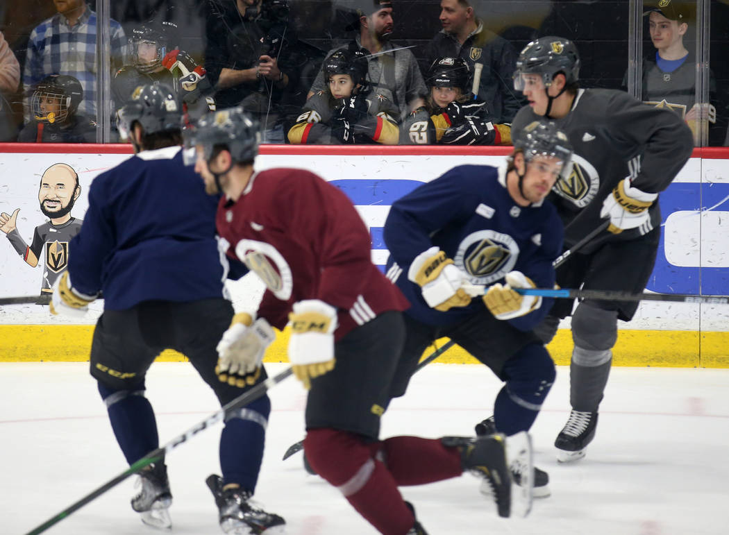 Make-A-Wish kids, from left, Arjun Jain, 12, of Somerset, N.J., Jacob Hoffman, 14, of Saginaw, ...