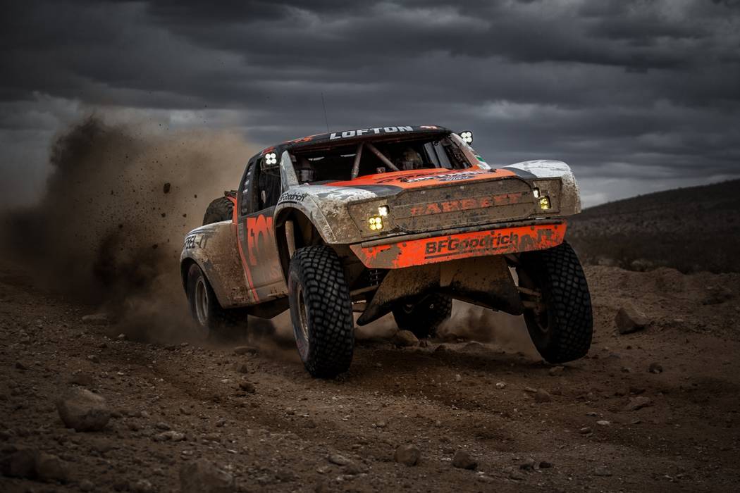Former NASCAR racer Justin Lofton won his third overall title in the Mint 400 during the 2019 o ...