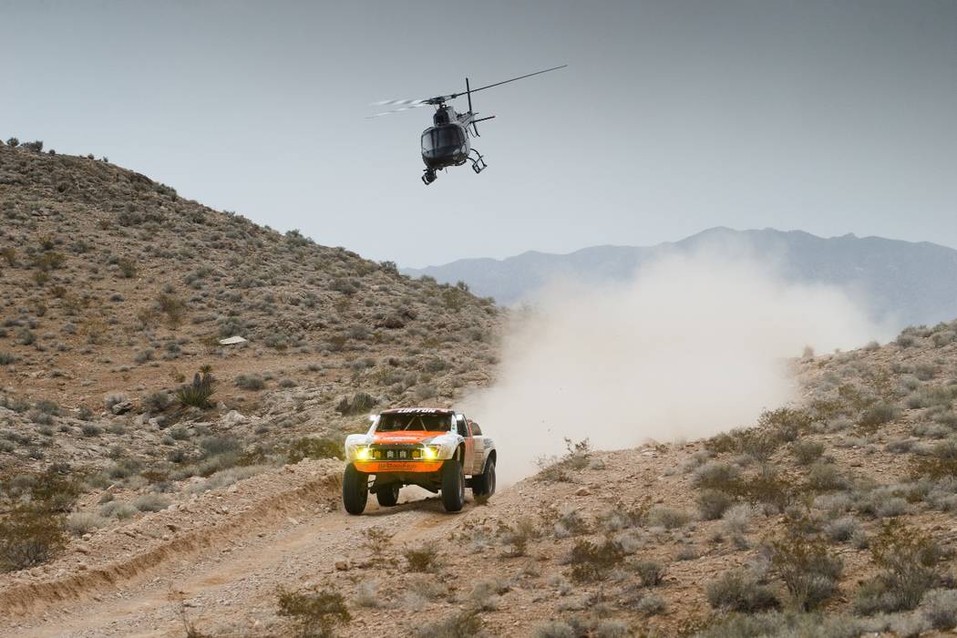 Former NASCAR racer Justin Lofton won his third overall title in the Mint 400 during the 2019 o ...