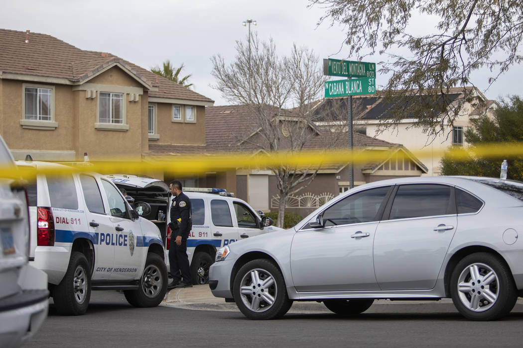 An "officer-involved" shooting occurred near Cabana Blanca Street and Viento Del Mont ...