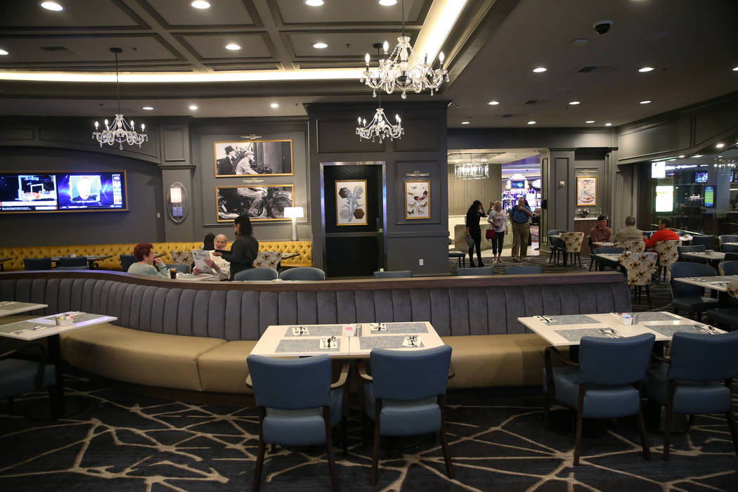 Earl Grey Cafe in the Rampart casino-hotel in Las Vegas, Wednesday, March 4, 2020. (Erik Verduz ...