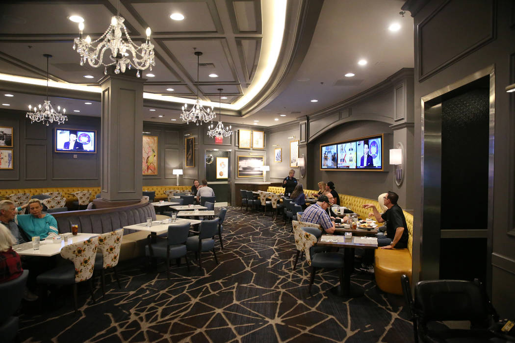 Earl Grey Cafe in the Rampart casino-hotel in Las Vegas, Wednesday, March 4, 2020. (Erik Verduz ...