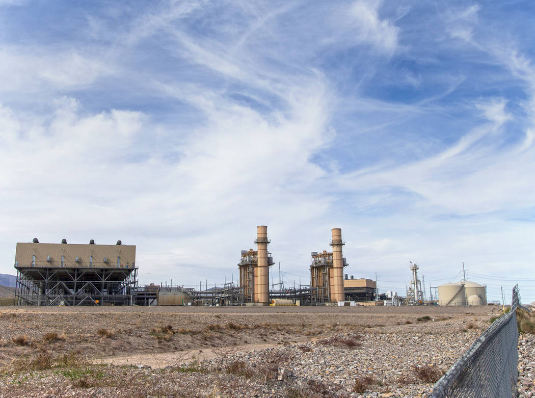 Apex Generating Station on Friday, March 6, 2020, in North Las Vegas. (Benjamin Hager/Las ...