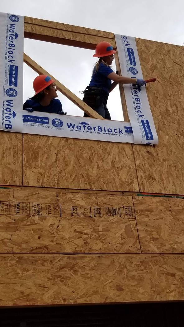 City National Bank colleagues helped build a Habitat for Humanity Las Vegas project in Henderso ...
