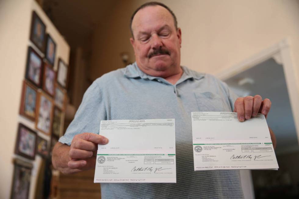 Scott Garner at his home in Henderson, Saturday, March 7, 2020. Garner's son, Scott Garner Jr., ...