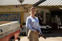 Betty Gilpin as Crystal in The Hunt, directed by Craig Zobel. (Universal Pictures)