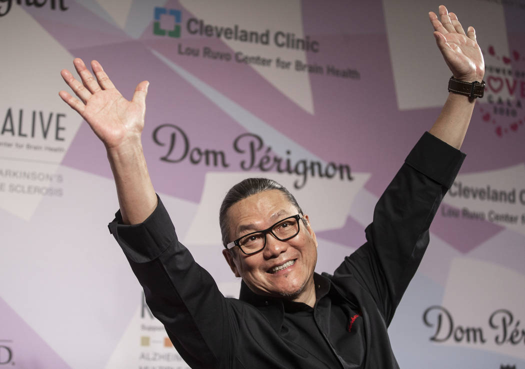 Chef Masaharu Morimoto walks the red carpet during the 24th Annual Power of Love Gala on Saturd ...