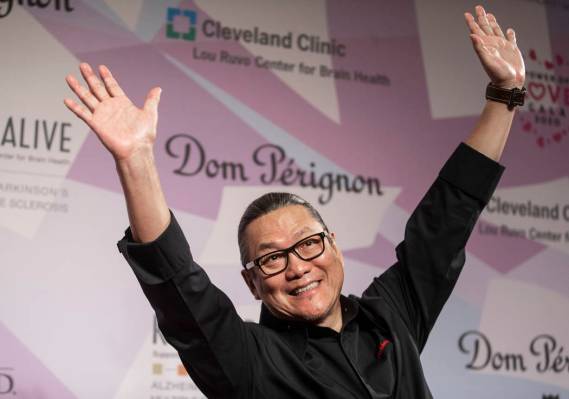 Chef Masaharu Morimoto walks the red carpet during the 24th Annual Power of Love Gala on Saturd ...