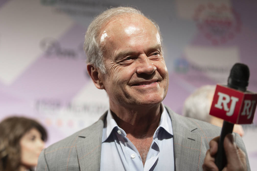 Kelsey Grammer talks with the media on the red carpet during the 24th Annual Power of Love Gala ...