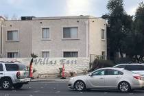 Villas East, an apartment complex on East Charleston Boulevard near the intersection with Nelli ...