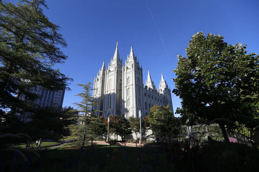 The Salt Lake Temple at Temple Square in Salt Lake City. (AP Photo/Rick Bowmer)