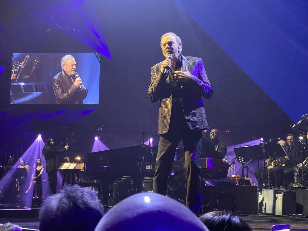 Neil Diamond performs during the 24th annual Keep Memory Alive Power of Love gala at MGM Grand ...