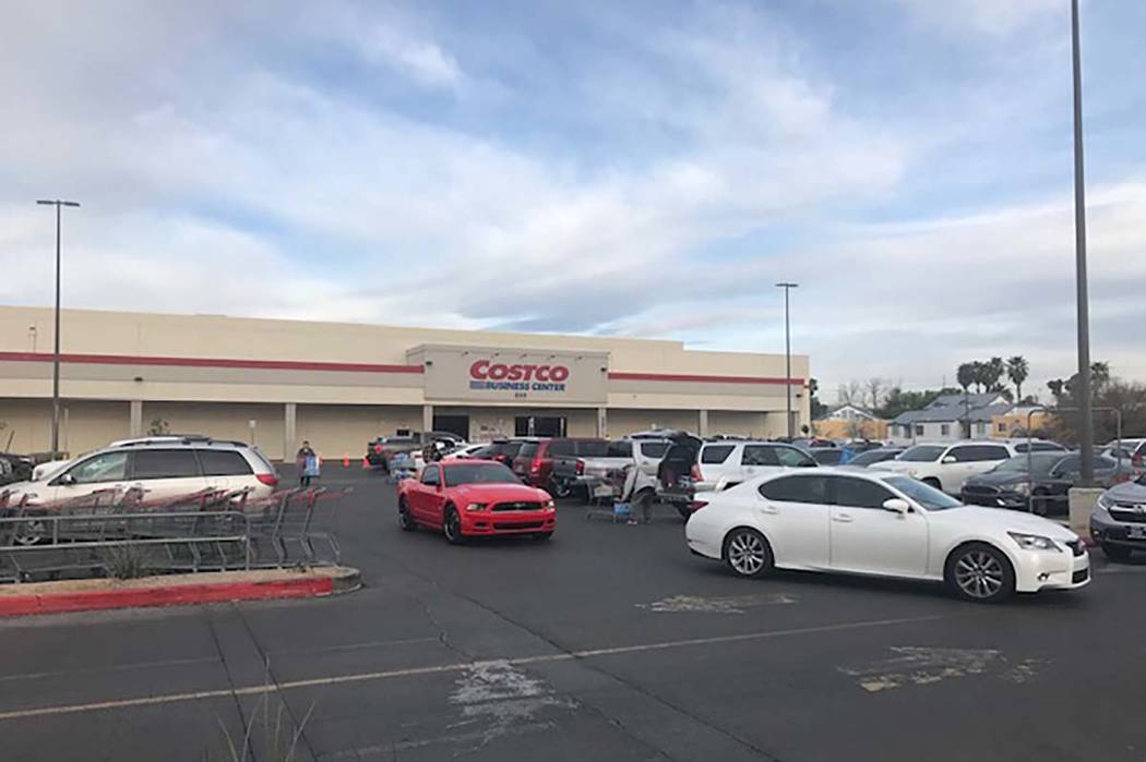The Costco Business Center at 222 S. Martin Luther King Blvd. in Las Vegas is limiting cus ...