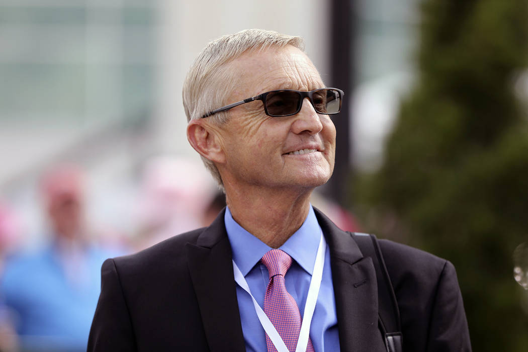 Trainer Jason Servis is seen at Churchill Downs in Louisville, Ky. Servis is among more than tw ...