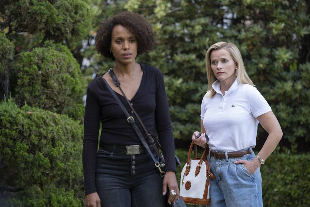 Kerry Washington and Reese Witherspoon star in "Little Fires Everywhere." (Erin Simki ...