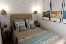 GMJ Interiors In a small bedroom, a full-size bed will give renters more space around the bed. ...