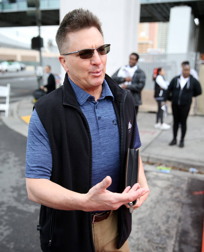 Neil Moss of Oregon City, Ore. at the ConExpo-Con/Ag 2020 at the Las Vegas Convention Center T ...