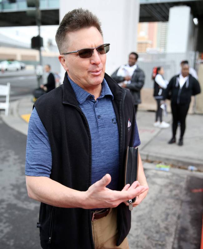 Neil Moss of Oregon City, Ore. at the ConExpo-Con/Ag 2020 at the Las Vegas Convention Center T ...