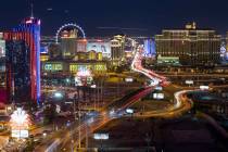 Hotels on The Strip in Las Vegas on Saturday, June 30, 2018. (Las Vegas Review-Journal/File)