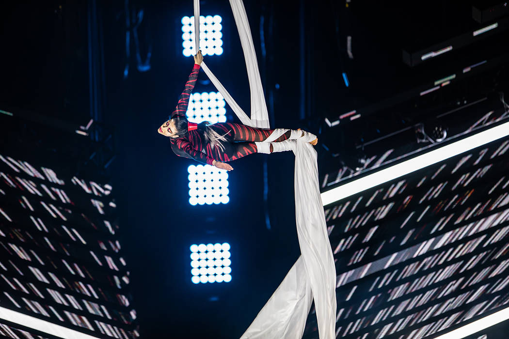 Silvia Dopazo is an aerial acrobat is shown in the Cirque du Soleil show "Axel." (Cirque Du Soleil)