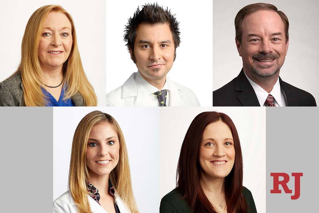 Clockwise, from top left, Nicole Stephens, Dr. K. Saad Jahangir, William Jo ...