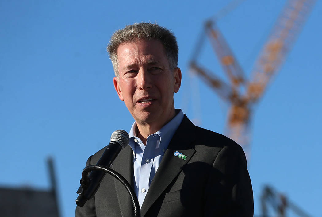 Pat Esser, president of Cox Communications, seen in 2019. (Erik Verduzco/Las Vegas Review-Journal)