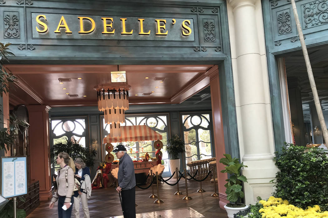 Sadelle's Cafe at Bellagio, which will remain open the week of March 16 through March 22, on Sa ...