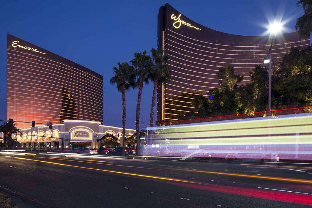 Encore and Wynn Las Vegas on the Las Vegas Strip. (Richard Brian Las Vegas Review-Journal)@vega ...